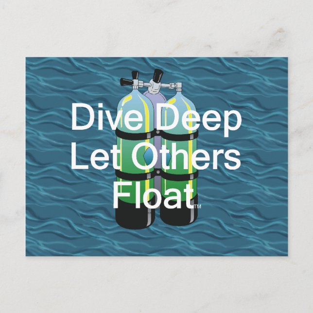 Carte Postale TOP Plongée sous-marine (Devant)