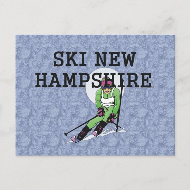 Carte Postale TOP Ski New Hampshire (Devant)