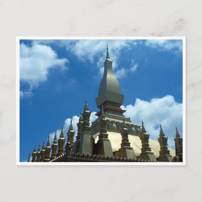 Carte Postale top stupa d'or (Devant)