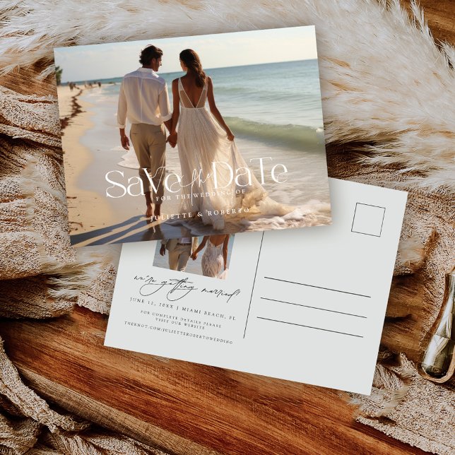 Carte Postale Topographie moderne Mariage photo complète Enregis (Créateur téléchargé)