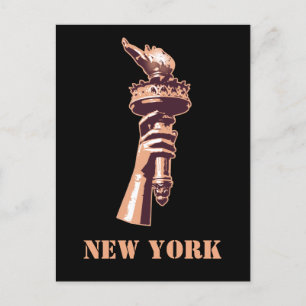 Carte Postale Torche de la Liberté, New York