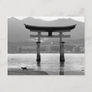 Carte Postale Torii et Deer