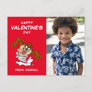 Carte Postale Tornade à bulles TAZ™   Saint Valentin