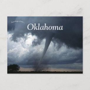 Carte Postale Tornade abattue en Oklahoma