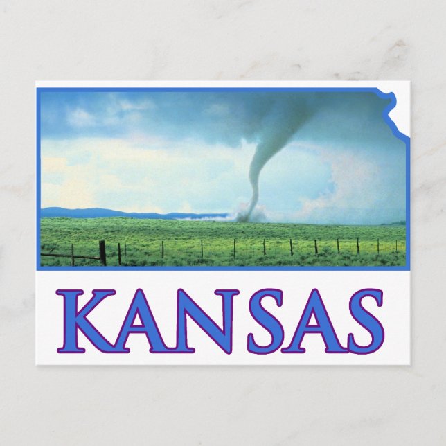 Carte Postale Tornade du Kansas (Devant)