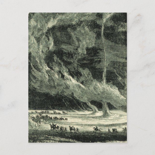 Carte Postale Tornade vintage (Devant)