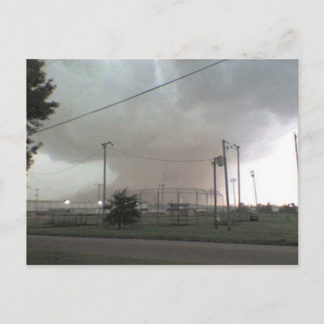 Carte postale Tornado dans l'Arkansas (Devant)