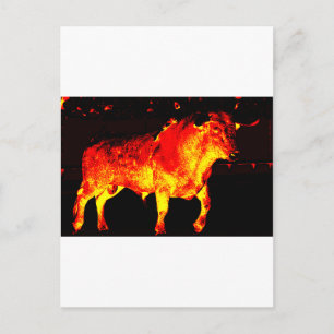 CARTE POSTALE TORO BRAVO