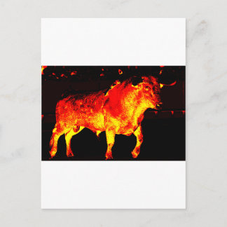 CARTE POSTALE TORO BRAVO