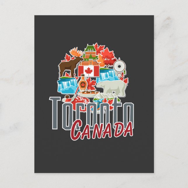 Carte Postale Toronto Canada vintage (Devant)