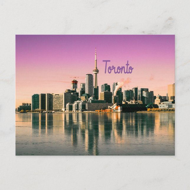 Carte Postale Toronto Capitale de l'Ontario Canada City Skyline (Devant)