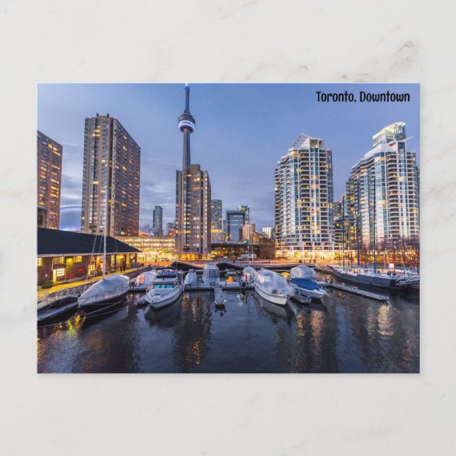 Carte Postale Toronto, centre-ville (Devant)