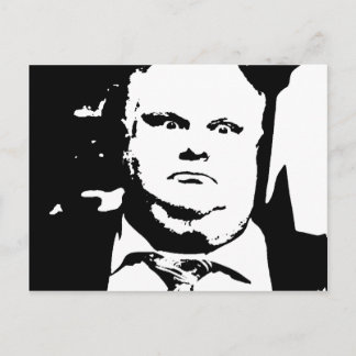Carte Postale Toronto Crack Tabagisme Maire Rob Ford