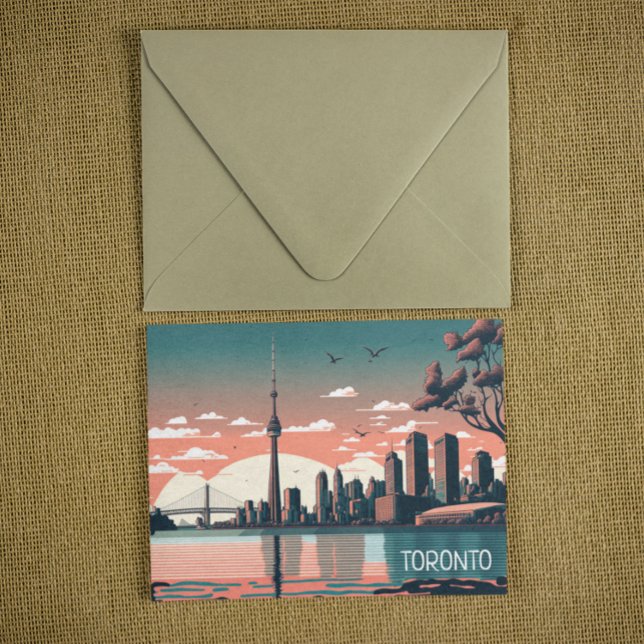 Carte Postale Toronto Ontario Vue panoramique paysage urbain (toronto ontario panorama view postcard)