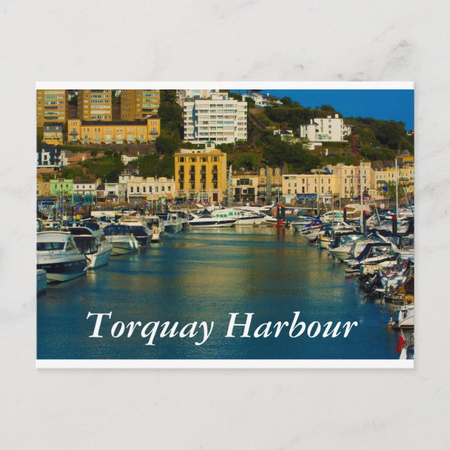 Carte postale Torquay Harbour (Devant)