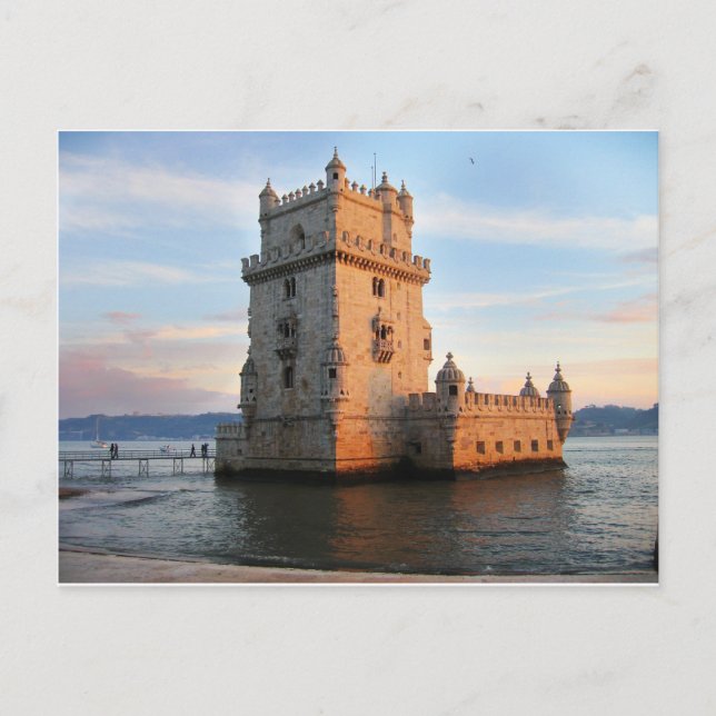 Carte Postale Torre de Belém - Belem Tower portugal (Devant)