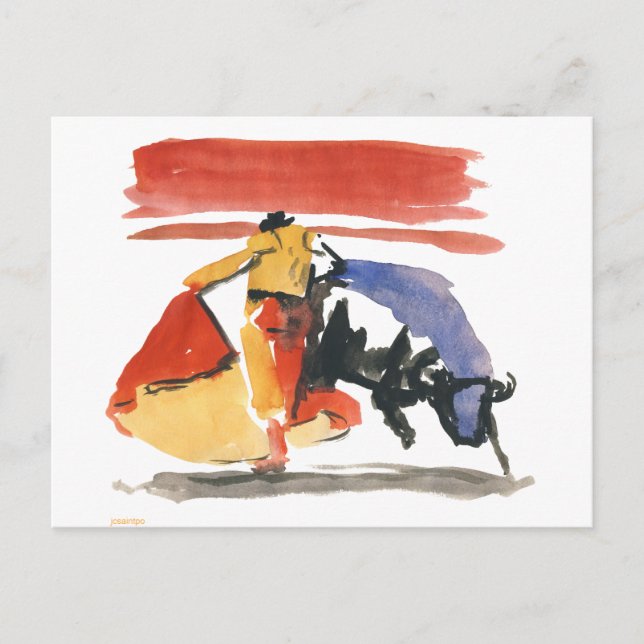 Carte Postale torro & torrero (Devant)