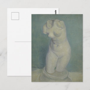 Carte Postale Torse en plâtre de Van Gogh - Statuette d'art clas