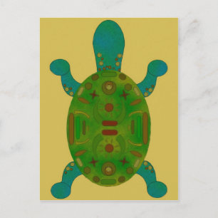 Carte postale tort marron