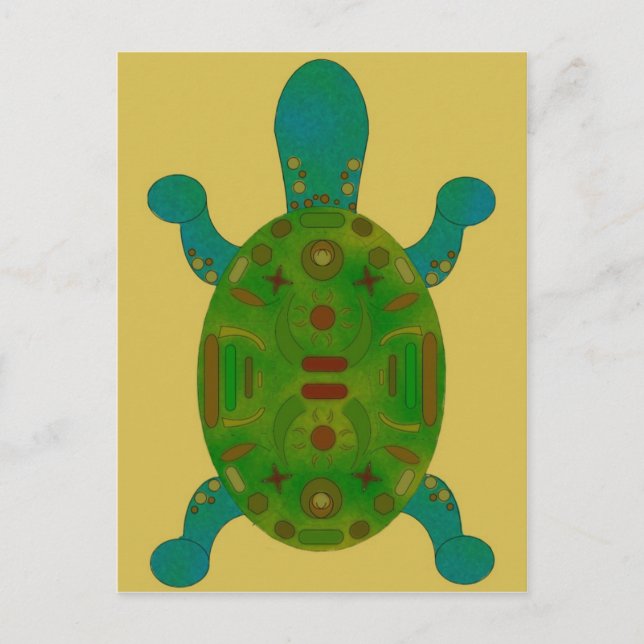 Carte postale tort marron (Devant)