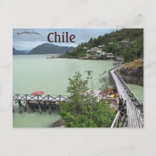 Carte Postale Tortel Walkways au Chili