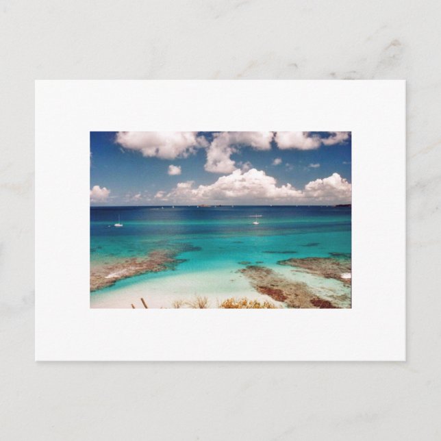 Carte Postale Tortolla BVI, Caraïbes (Devant)