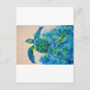 Carte Postale tortue de mer