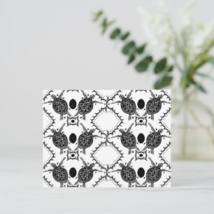Carte Postale Tortue de mer Motif