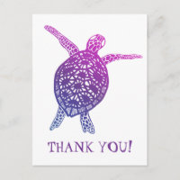 Tortue marine Tortue terrestre MERCI ! Violet