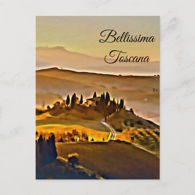 Carte Postale *~* Toscane - Bellissima Toscane Langue italienne (Devant)