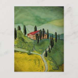 Carte Postale Toscane, Italie