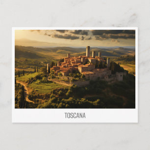 Carte postale Toscane, Italie