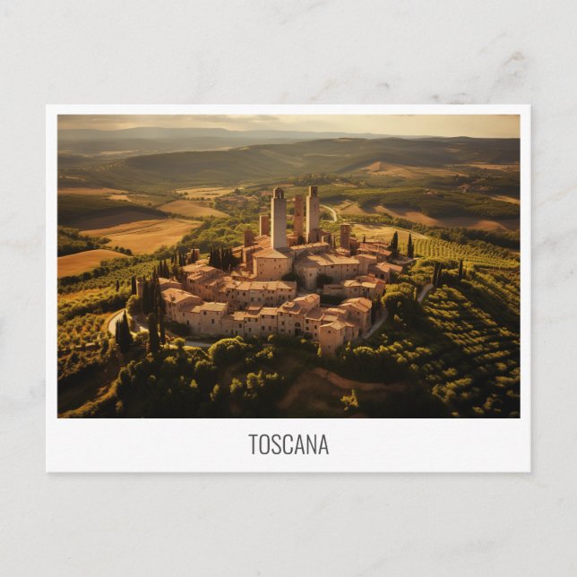Carte postale Toscane, Italie (Devant)