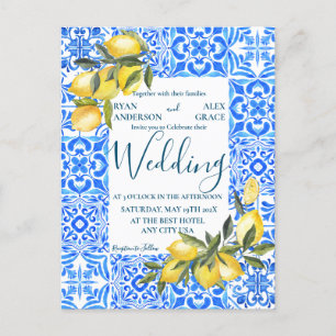 Carte Postale Toscane italienne Toscane Aquarelle avec Mariage c