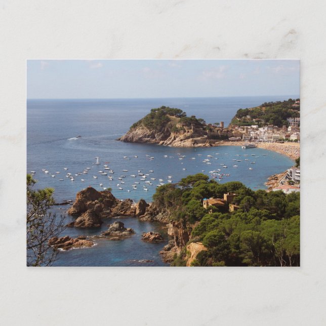 Carte Postale TOSSA DE MAR. Ville située sur la Costa Brava. (Devant)