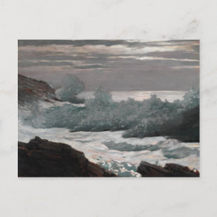 Carte Postale Tôt le matin après une tempête en mer, Winslow Hom