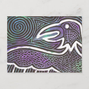 Carte Postale Totem Corbeau