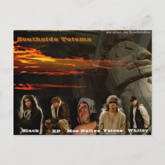 Carte postale Totem Sud (Devant)
