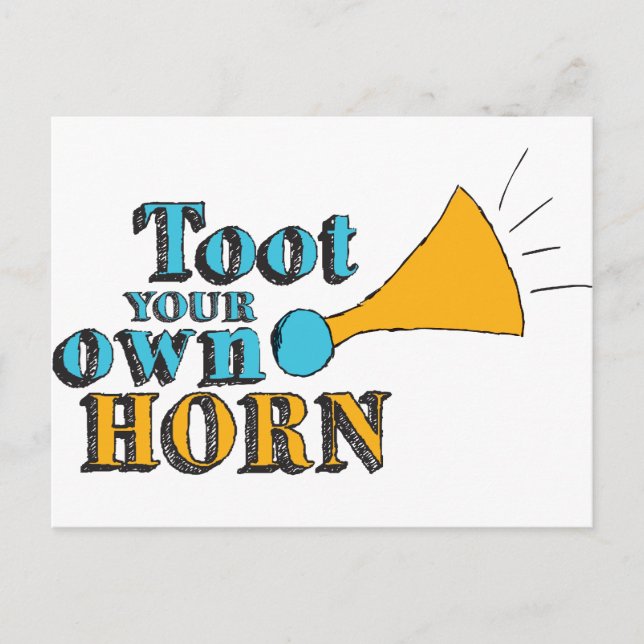 Carte Postale Toto your own Horn Art inspirationnel Horn Art (Devant)