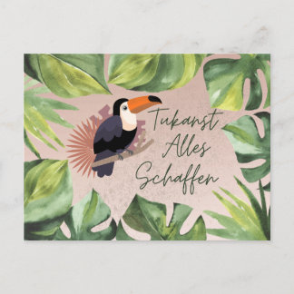 Carte postale Toucan "Toucan peut tout faire"