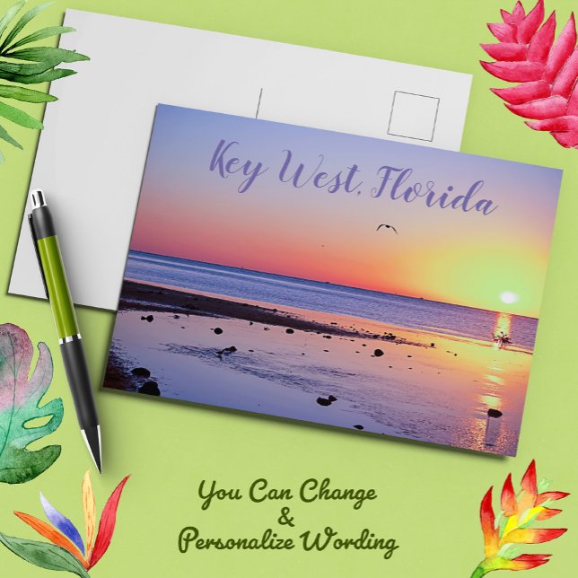 Carte Postale Touche West Florida Sunset (Créateur téléchargé)
