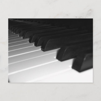 Carte Postale Touches de piano