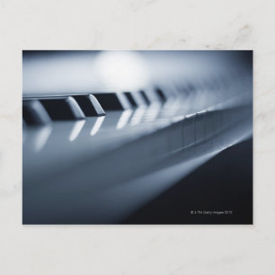 Carte Postale Touches de piano détaillées 2