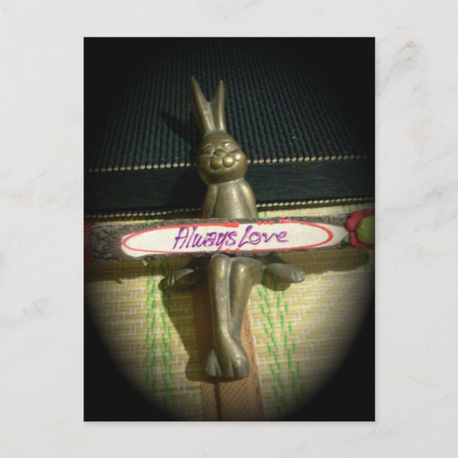 Carte Postale Toujours Aimer Inspirational Rabbit Art Design d'i (Devant)