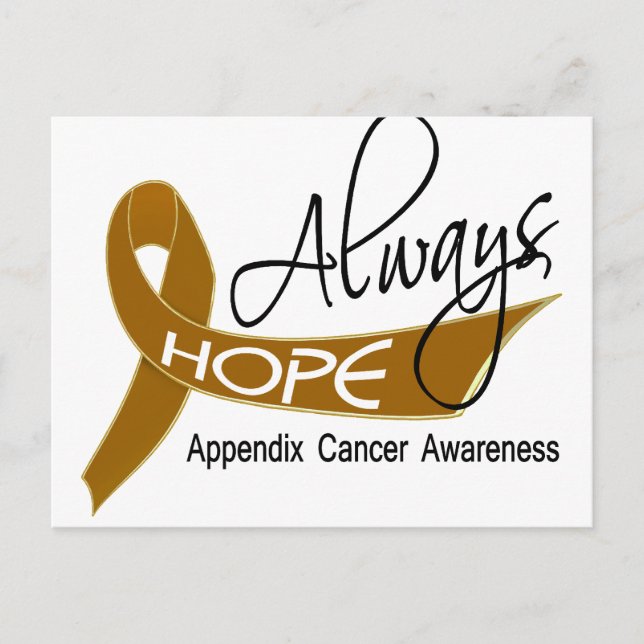 Carte Postale Toujours espérer le cancer (Devant)