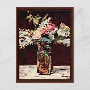 Carte Postale Toujours Lilacs Et Roses De Manet Edouard