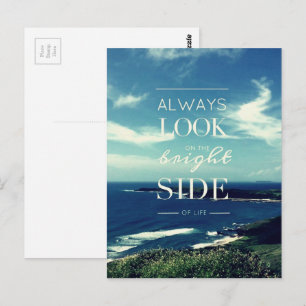Carte Postale Toujours regarder le côté lumineux de la vie / Pay