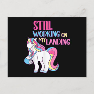 Carte Postale Toujours Travailler Sur Mon Atterrissage Blessure