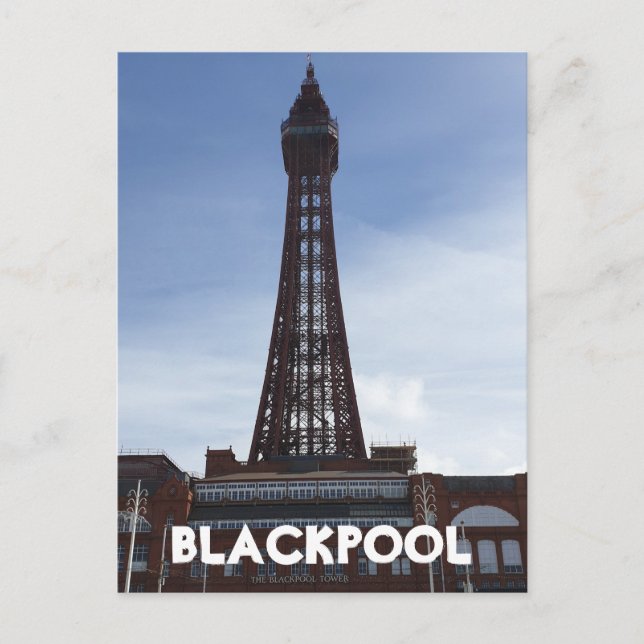 Carte Postale Tour Blackpool (Devant)
