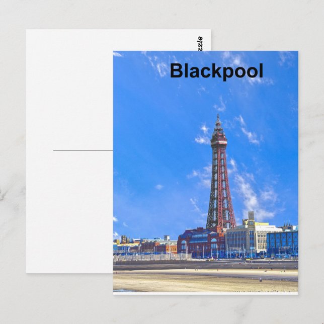 Carte Postale Tour Blackpool (Devant / Derrière)